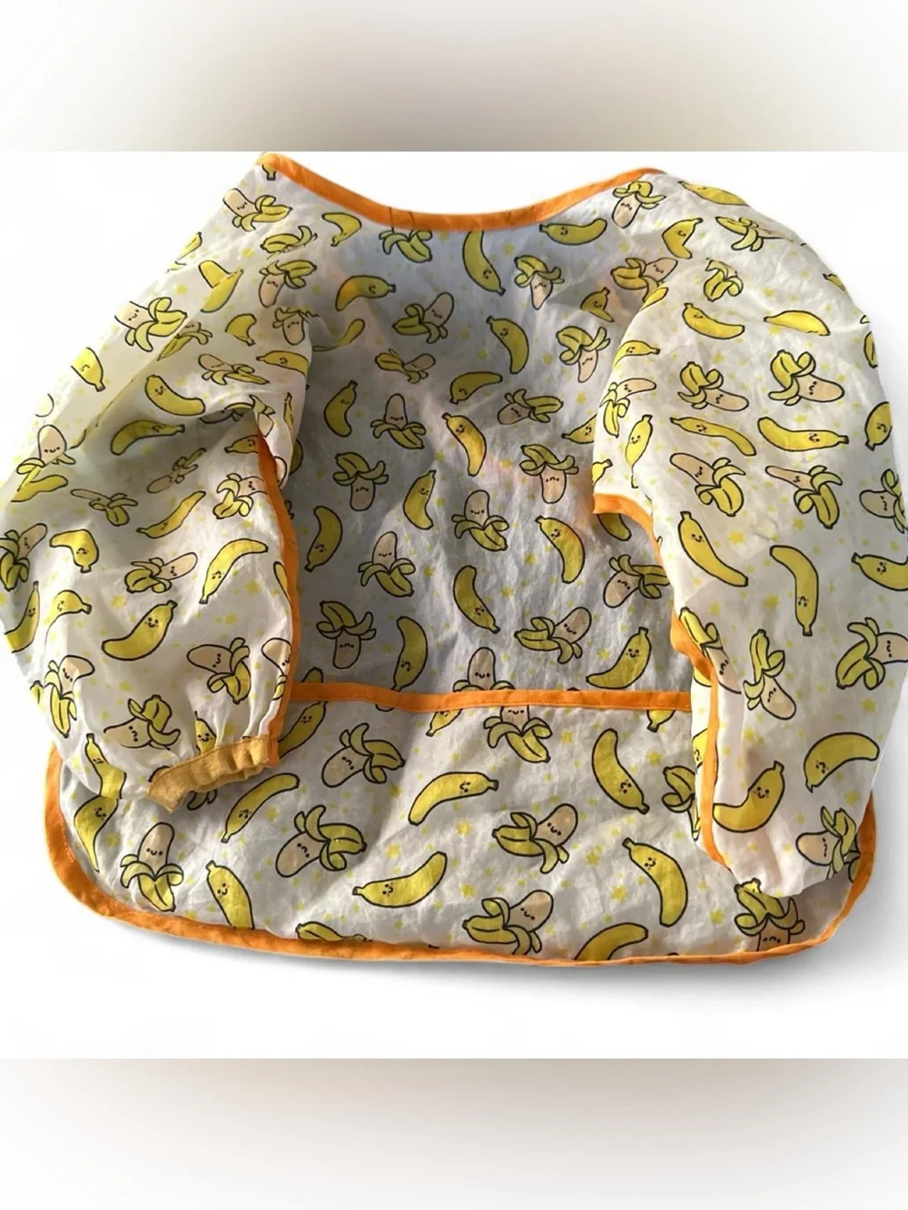 3 Waterproof Long Sleeve Baby Bibs - Yellow & Mint